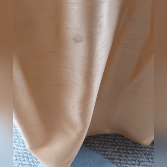 Exquisite Gold Silk Gown M handmade vintage costume base - Picture 10 of 11